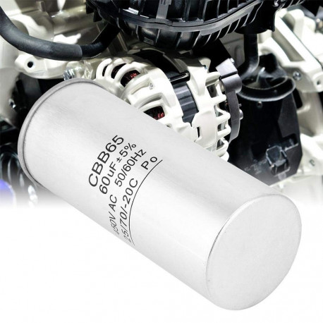 Condensateur Demarrage CBB65 60UF moteur Compresseur Climatiseur 450v refrigerateur lave-linge ventilateur