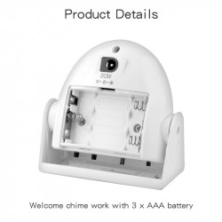 PIR motion detector Body induction Direction detection Sensor Wireless alarm