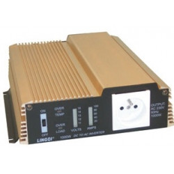 Modified sine wave power inverter 1000w 12vdc in 230vac out pin earth 'soft start' jr international - 3