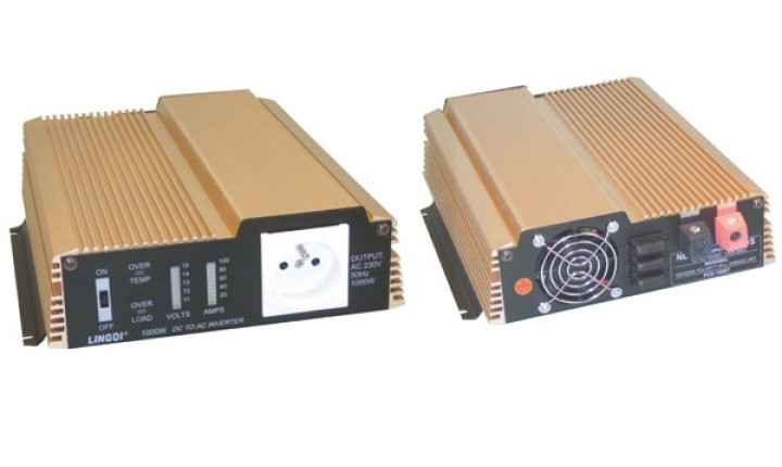 Convertidor con onda senoidal modificada 1000w entrada 12vdc salida 230vac 210v 230v 235 240v toma de tierra de espiga arranque 
