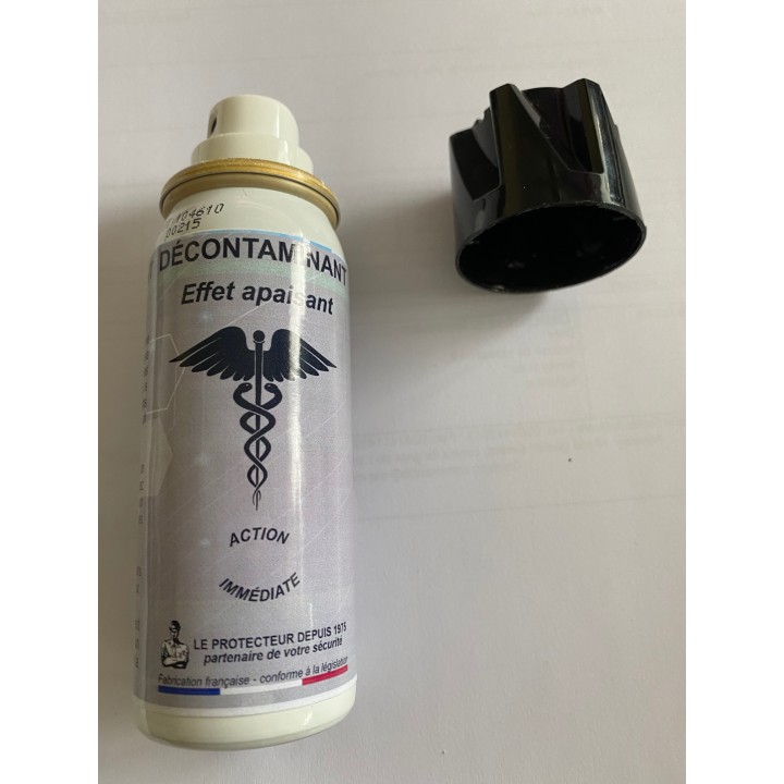 Decontaminant bio shield 50ml fur aerosol defense gas cs pfeffer frost bio shield beamter neutraliseur