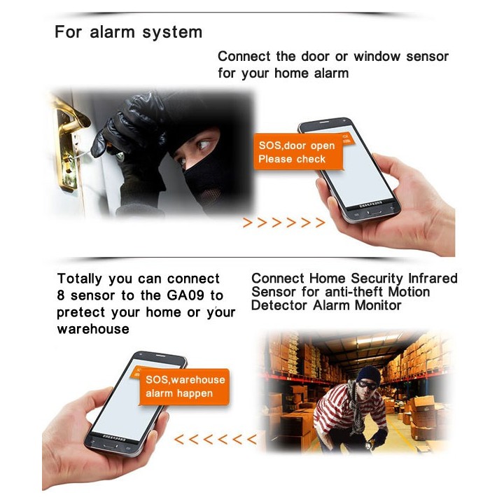 GA01P GSM Smart Remote Stromausfall Alarm Wireless Alarm SMS & Calling