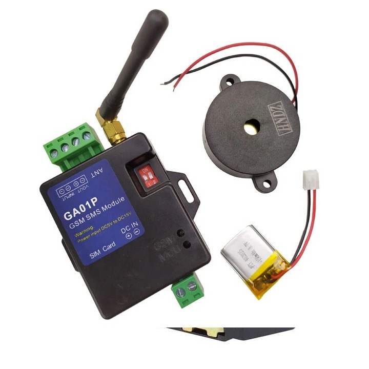 GA01P GSM Smart Remote Alerta de falla de energía Alarma inalámbrica SMS y llamadas