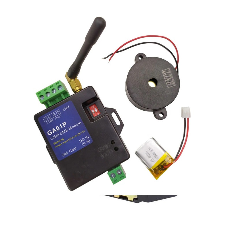 Hopcd 1 Canale Sistema di Allarme gsm GA01P gsm Mini Smart Remote Power Failure Alert SMS Call Alarm Security per Interruttore Magnetico Porta sensore a infrarossi