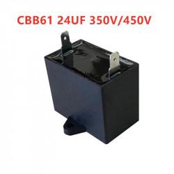 AC 450V 20uF zwei verdrahtete Blei Motor Running Kondensator CBB61