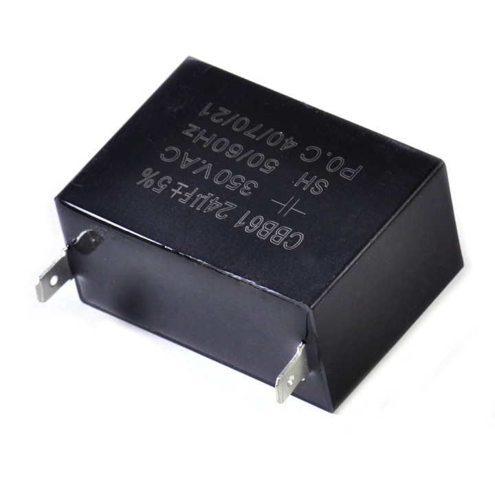 AC 450V 20uF zwei verdrahtete Blei Motor Running Kondensator CBB61