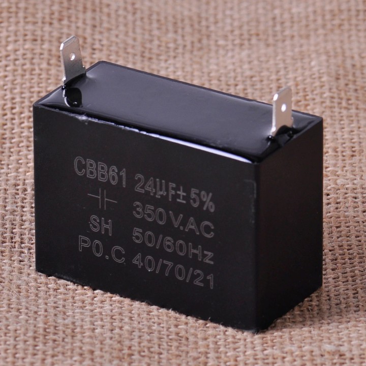 AC 450V 20UF dos motores de plomo atado con alambre Ejecución del condensador CBB61