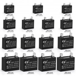 capacitor CBB61 450V2UF fan exhaust fan capacitor capacitance capacitors 2uF