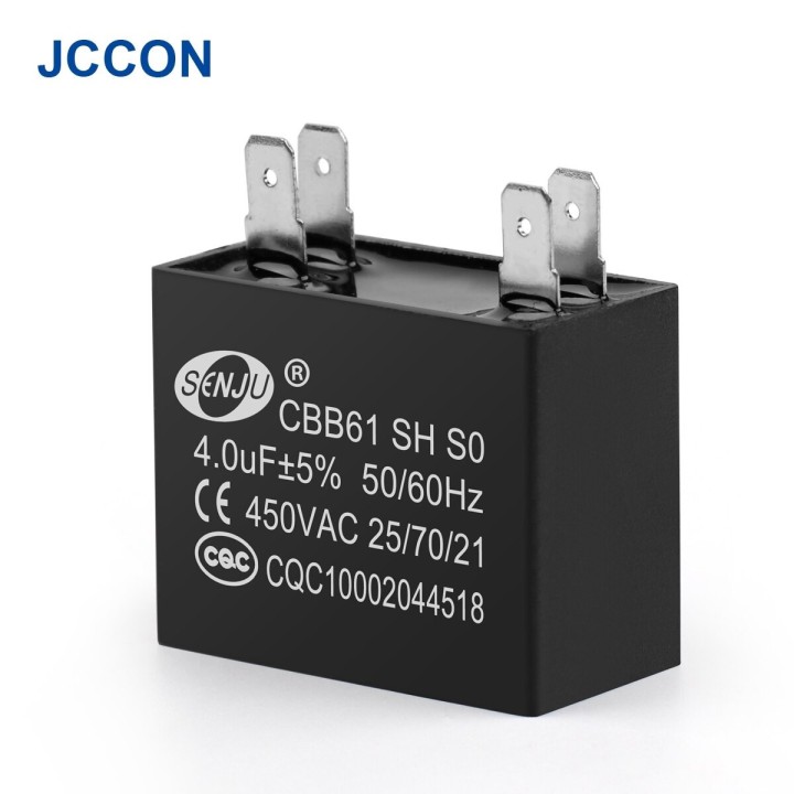 CBB61 Metallized Capacitor for Motor Start-up Ceiling Fan 500VAC 4uF