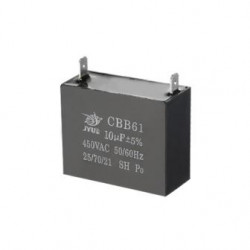 10uF capacitor 450v 500v ac rectangle CBB61 startup engine fan 50 / 60Hz