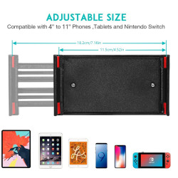 Support telephone universel ventilation voiture iPhone iPad Pro mini Samsung tablette gsm