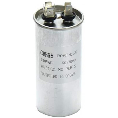 Starter capacitor CBB65 20UF motor Compressor Air conditioner 450v refrigerator washing machine fan