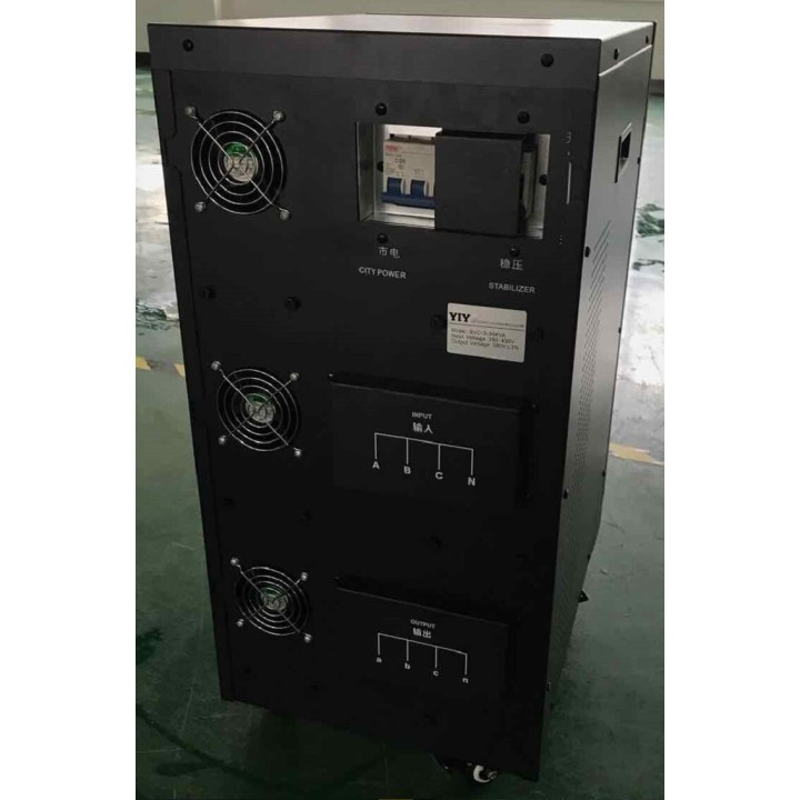 Regulateur secteur triphase 30kw 28kw 25kw 30 kva stabilisateur tension 30000w 250v 220v 30000va
