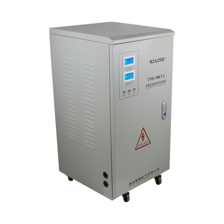 Regolatore di rete monofase 30kw 28kw 25kw 30 kva stabilizzatore di tensione 30000w 250v 220v 30000va