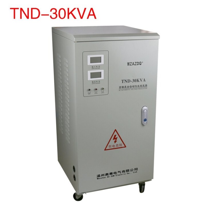 Einphasennetzregler 30kw 28kw 25kw 30 kva spannungsstabilisator 30000w 250v 220v 30000va