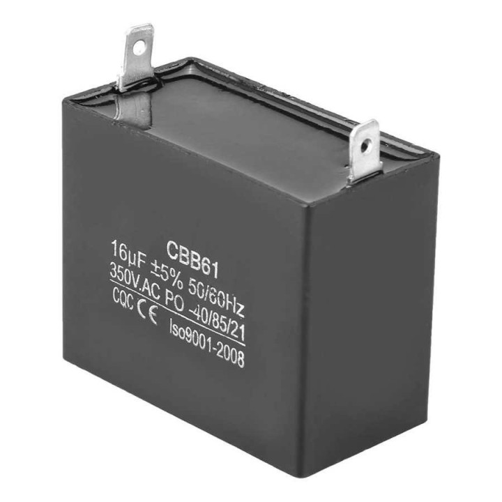 CBB61 Metallisierte Kondensator 250v für Motorstart Deckenventilator 500VAC 16uF 16mf