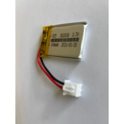 Batteria ricaricabile 3.7v 140mAh per gsm12v con connettore GA01P trasmettitore GSM