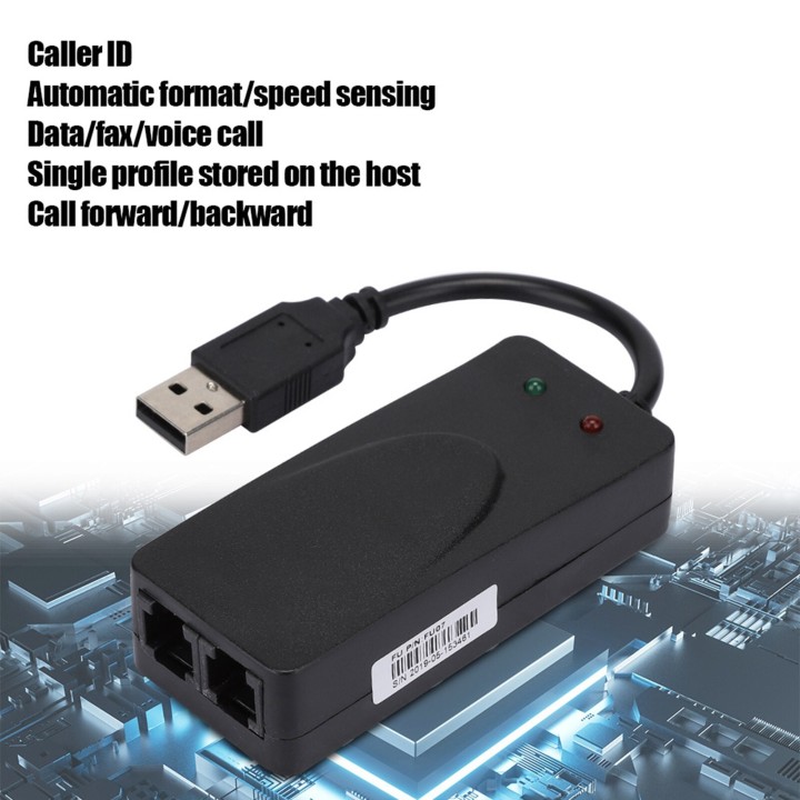 Usb2.0 fax modem, externe usb-modem 56kfax um52