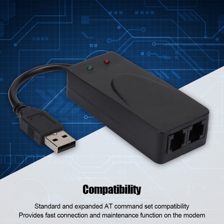 Usb2.0 fax modem, usb modem externo 56kfax um52