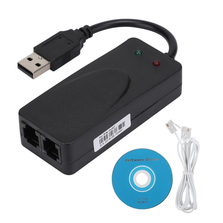 Usb2.0 fax modem, externe usb-modem 56kfax um52