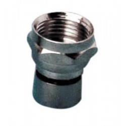 Spina f da aggraffare 5mm per cavo coaxiale ø5mm rg58(1 pezzo) radio televisione spine f per cavi coaxiali velleman - 1