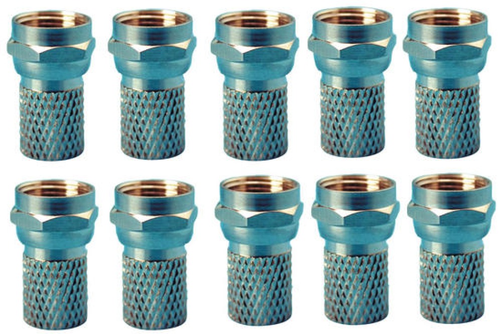 Plug 7mm f plug threaded plug for ø7mm cable (10 items) coaxial cables threaded plugs plug 7mm f plug threaded plug for ø7mm cab
