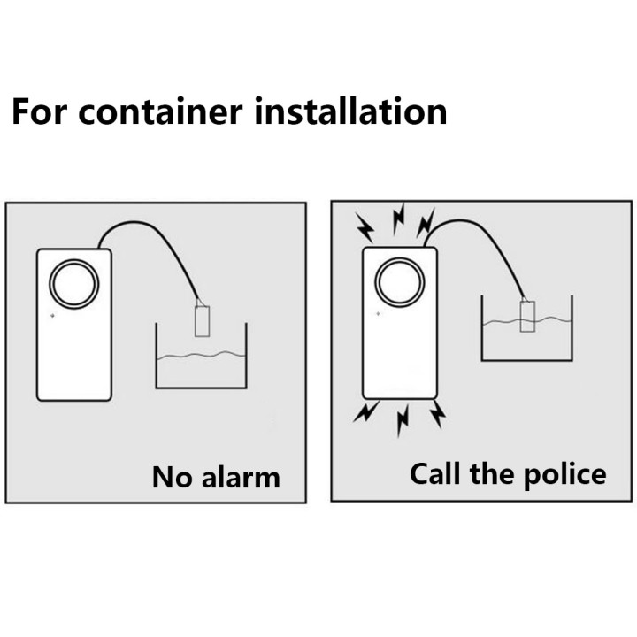 3 Wireless Water Leakage Overflow Alarm Sensor Detector 130dB Work Alone Water Alarm House Home Security Alarm jr international 
