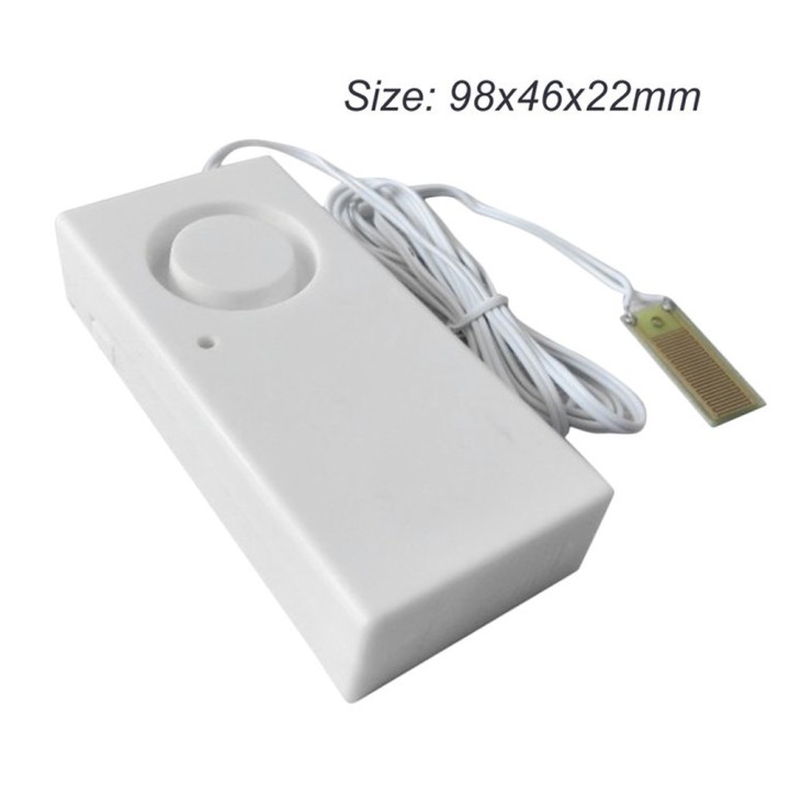 10 Inalámbrico de fugas de agua desbordamiento detector de alarma de alarma 130dB Trabajar solo Alarma de agua Casa de Seguridad