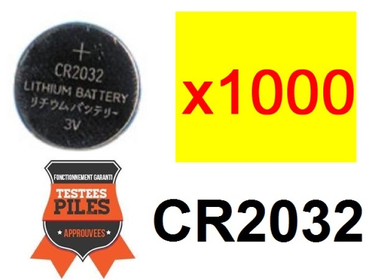 Pack 1000 pila litio 3vcc cr2032 pilas litio pila boton pilas botones alimentaciones alimentacion cr2032 maxell - 1