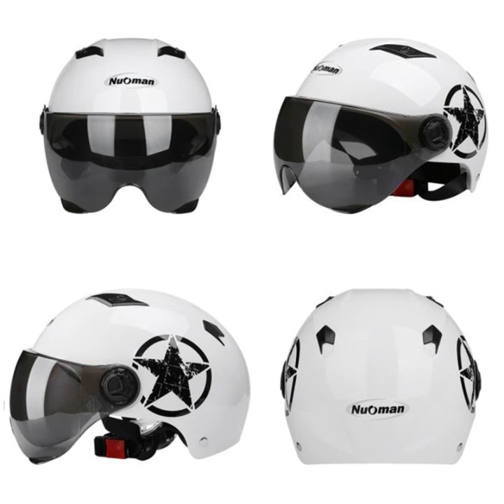 Casque 53 à 61cm Enfant Adulte pour Moto Électrique quad Scooter Moto Moteur Vélo