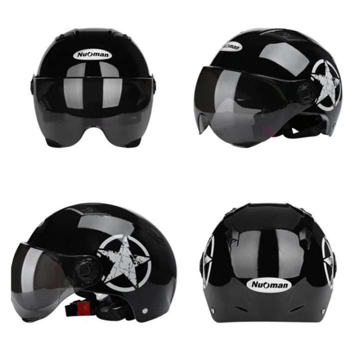Casque 53 à 61cm Enfant Adulte pour Moto Électrique quad Scooter Moto Moteur Vélo