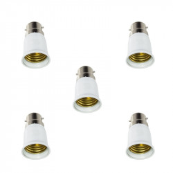 5 b22 a e27 adattatore convertitore portalampada lampada led 12v 24v 48v 220v presa di adattamento 5 star lighting ltd - 2