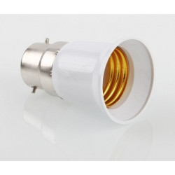 B22 a e27 adattatore convertitore portalampada lampada led 12v 24v 48v 220v presa di adattamento jr international - 1