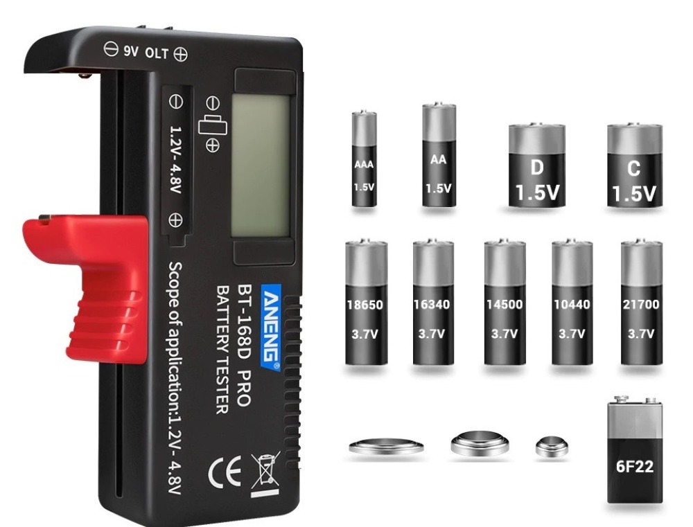 Universeller digitaler Batteriekapazitätstester BT-168D Prüfladungsanzeige Bateria Diy Elektronischer BT168D