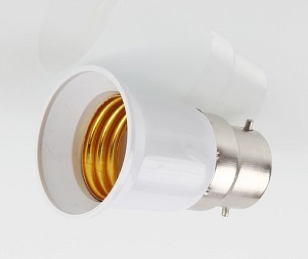 B22 a e27 adaptador convertidor lámpara casquillo de la lámpara led 12v 24v 48v 220v toma de adaptación jr international - 1