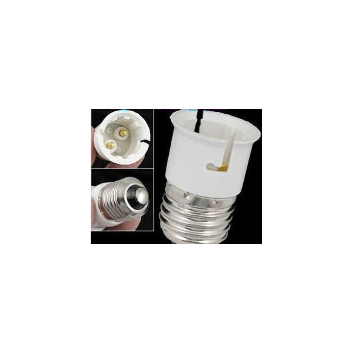 4 E27 to b22 adapter converter base holder socket for led light lamp bulbs 12v 24v 48v 220v lampholder conversion jr internation