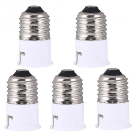 5 E27 to b22 adapter converter base holder socket for led light lamp bulbs 12v 24v 48v 220v lampholder conversion