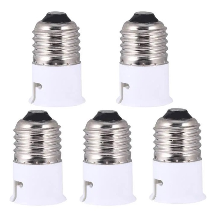 5 Adapter buchse konverter e27 b22 hat glühlampe 12v 24v 48v-buchse anpassung 220v led jr international - 2