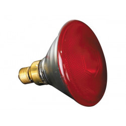 Lampada alogena 240v 80w par38 e27 fl 30 ° sylvania 220v 230v rosso lamp80p38sr velleman - 1