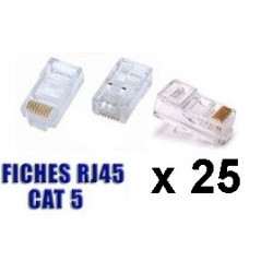 Scheda rj45 8p 8c per rete (i 25 pezzi schede telefoniche per reti telefoniche velleman - 1