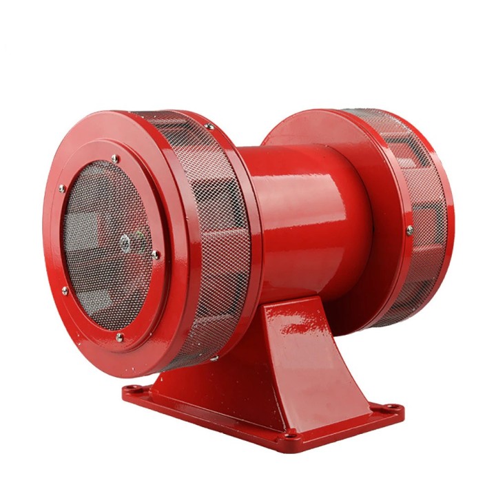 Sirena con turbina electromecánica 220v 4.1a 900w 1900m 180db ms-790 sistema de alarma sonora giratoria