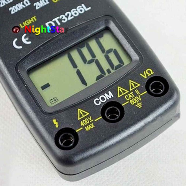 Clamp meter multimeter 600vdc 450vac dt3266l kiefer messen stromstärke jr international - 5