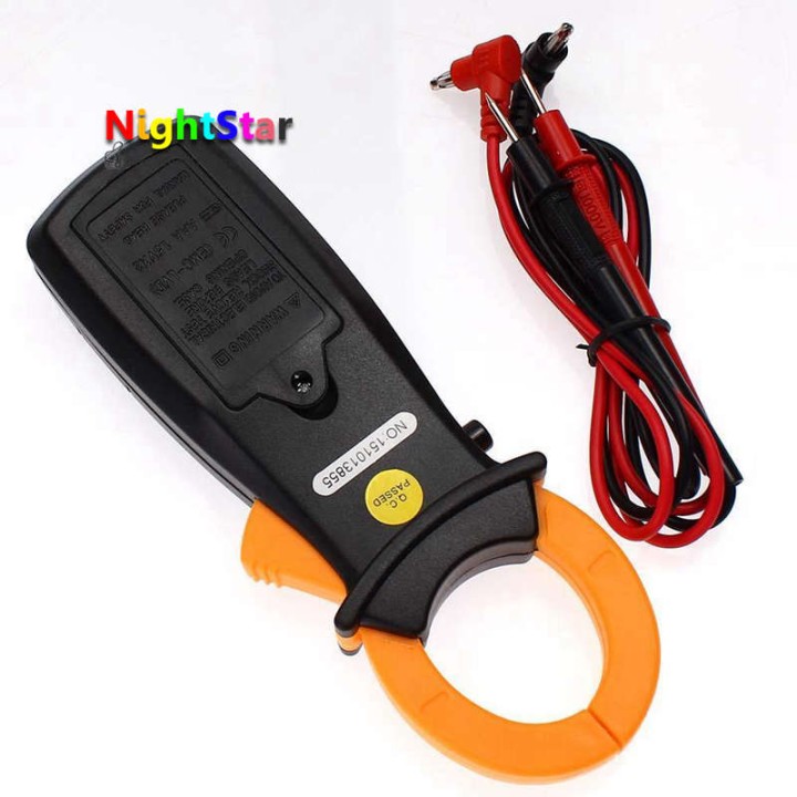 Pinza amperimétrica multímetro 600 v cc 450vac mandíbula dt3266l medir la intensidad de corriente jr international - 6