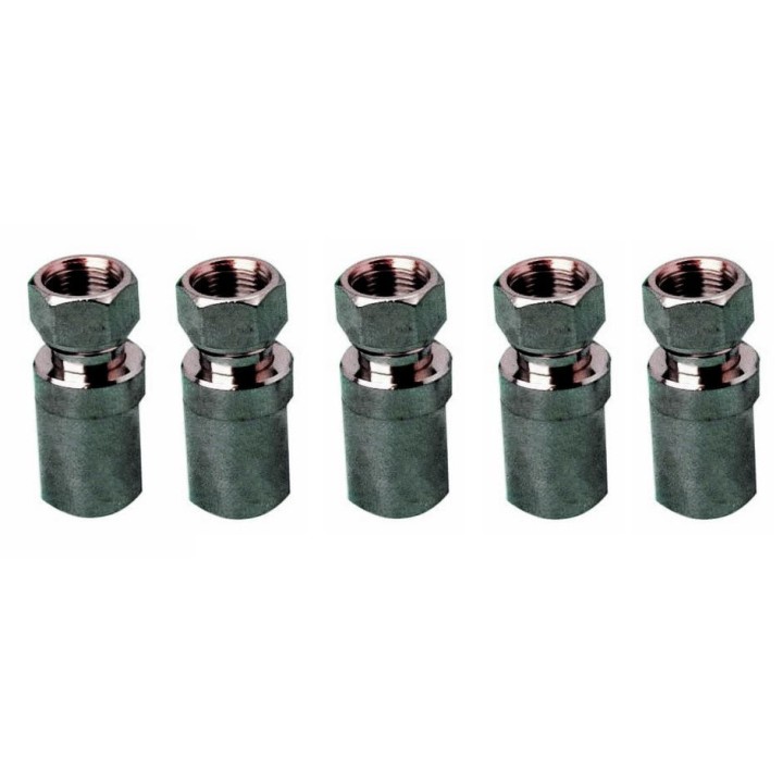 5 plug ø10mm f plug to crimp for ø10mm cable rg11, kx8 (1 item) crimping plug for coaxial cables tv radio crimping plug coaxia j