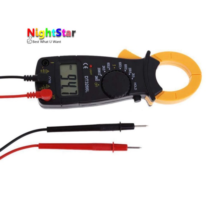 Clamp meter multimeter 600vdc 450vac dt3266l kiefer messen stromstärke jr international - 8