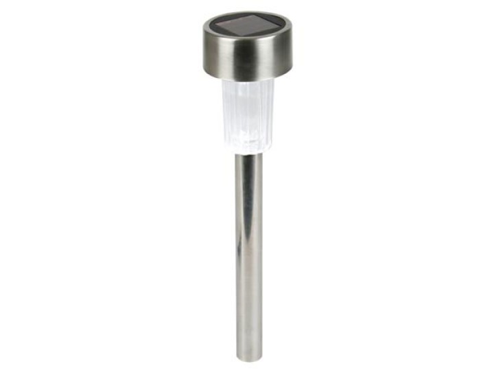 Solar aubenleuchte mit edelstahl sockel 24 st. im display velleman - 5