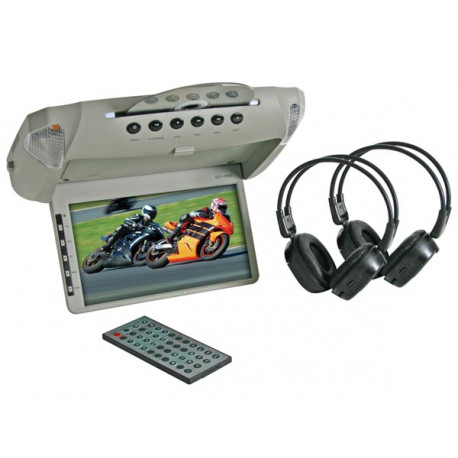 8.5' roof mount dvd player tft monitor velleman - 1
