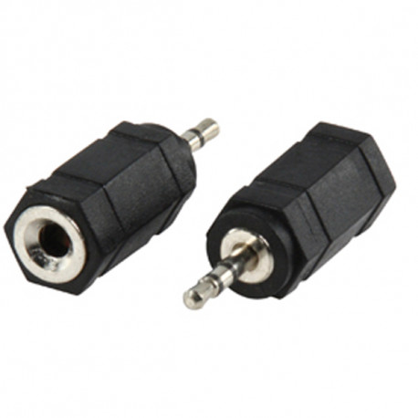 Adapter plug 2.5mm male to 3.5mm female stereo socket