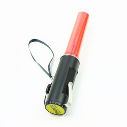 2 Light stick 26cm torch LED lighting red light airport road traffic eclats antivols - 7