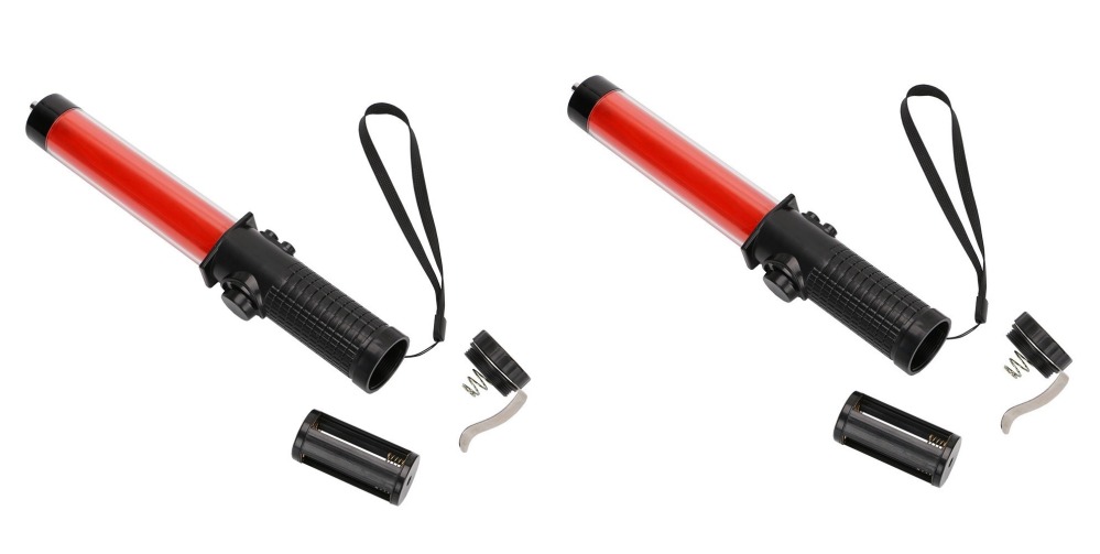 2 Light stick 26cm antorcha LED iluminación semáforo rojo aeropuerto tráfico por carretera eclats antivols - 11